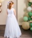 Emmerling Polka Dot Tulle Bow Communion Dress - Style Kaila