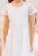 Emmerling White Lace & Organza Communion Dress - Style Keeva