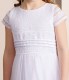 Emmerling Chiffon & Polka Dot Tulle Communion Dress - Style Kora