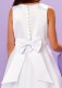 White Beaded Organza Holy Communion Dress - Florence P216 by Peridot