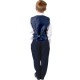 Boys Navy Swirl 4 Piece Waistcoat Suit