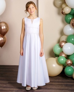 Emmerling Satin Communion Dress - Style Kelis