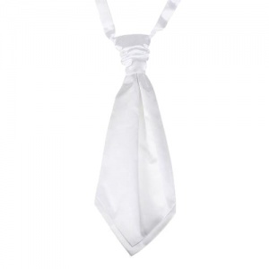 Boys White Cravat | Boys Wedding Cravat - childrensspecialoccasionwear ...