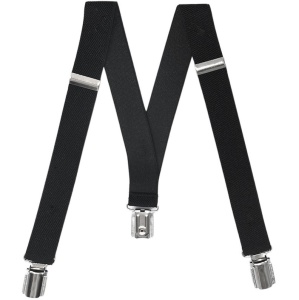 Boys Black Adjustable Formal Plain Braces