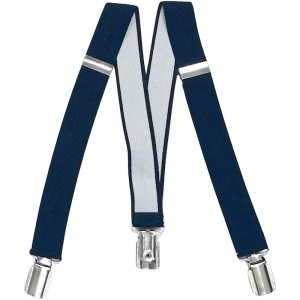 Boys Navy Adjustable Formal Plain Braces