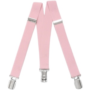 Boys Pale Pink Adjustable Formal Plain Braces