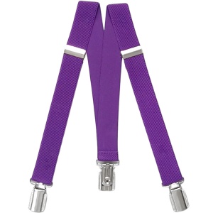 Boys Purple Adjustable Formal Plain Braces