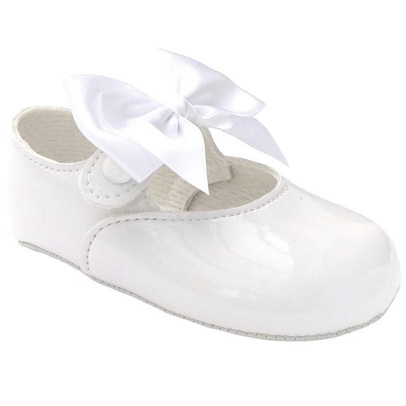 baby girl white pram shoes