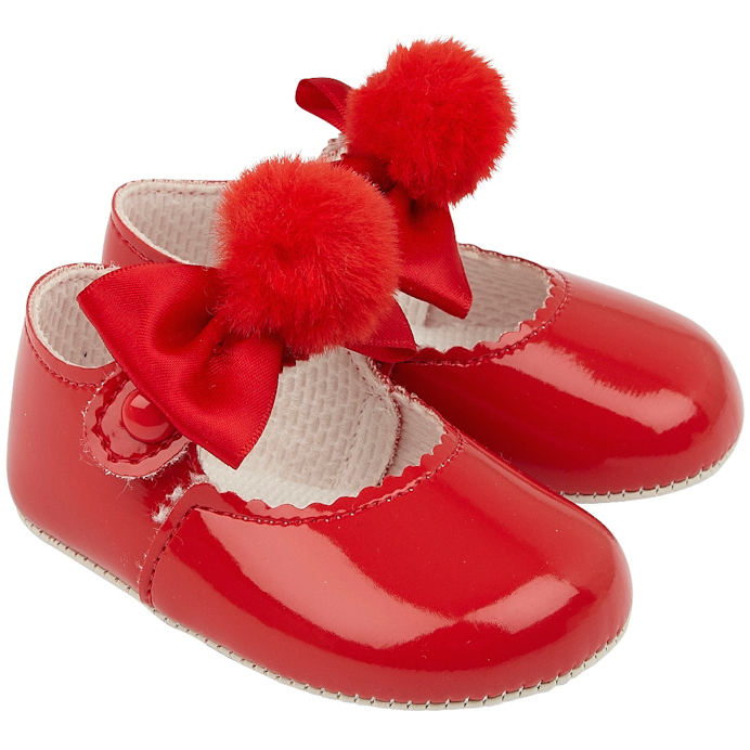 baby girl pom pom shoes