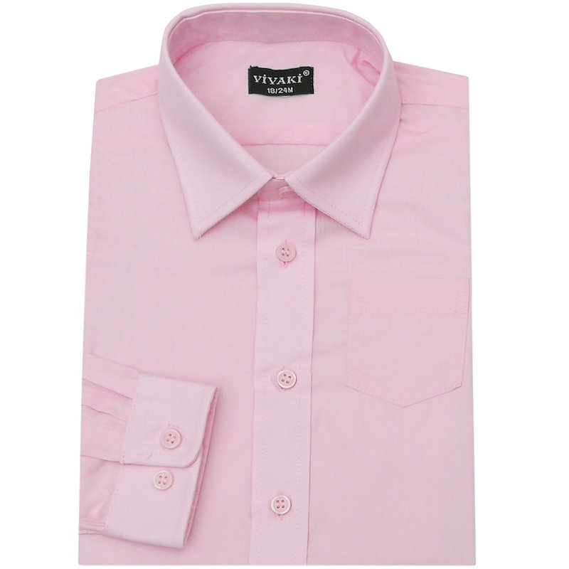 Boys Pink Formal Shirt | Boys Wedding Shirt ...