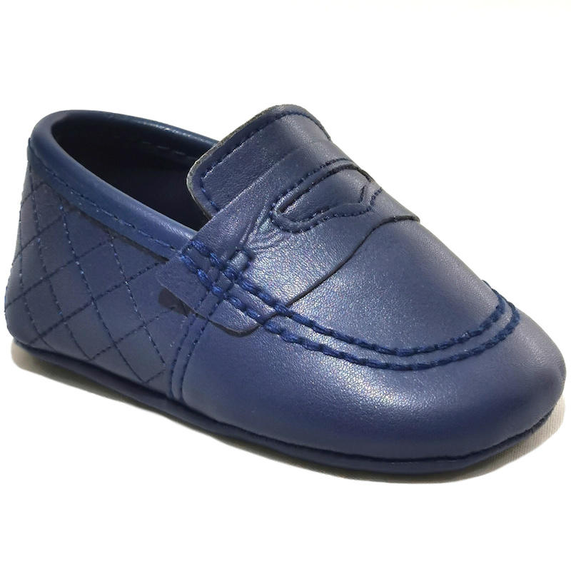 baby navy loafers