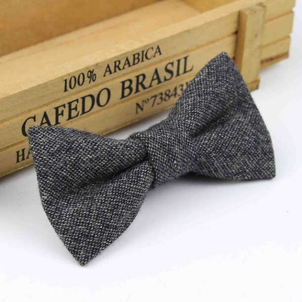 grey bow tie