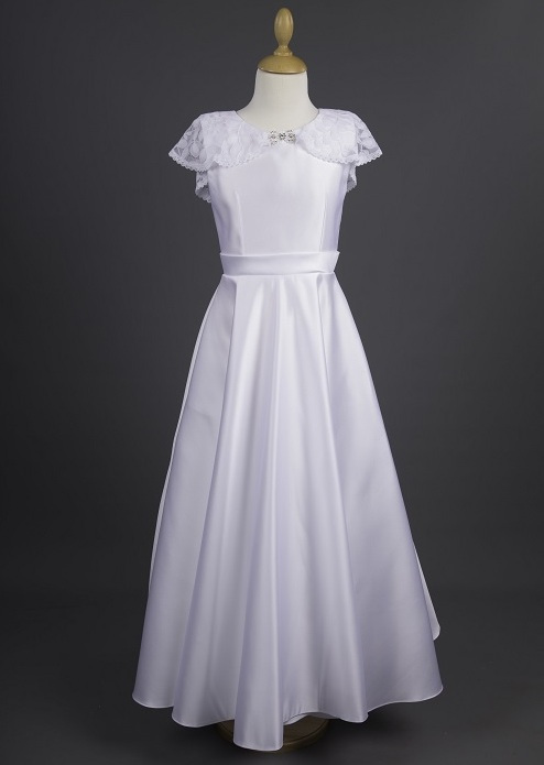 long white communion dresses