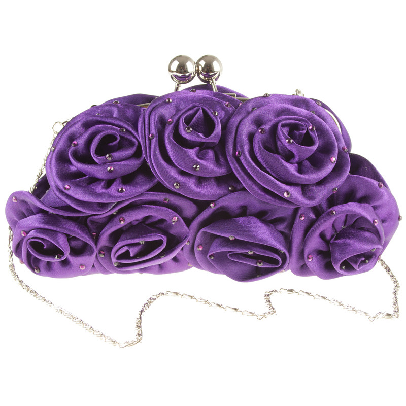 cadbury purple clutch bag