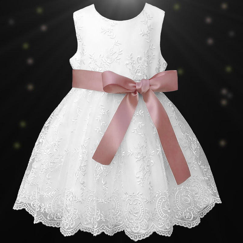 white and rose gold dress