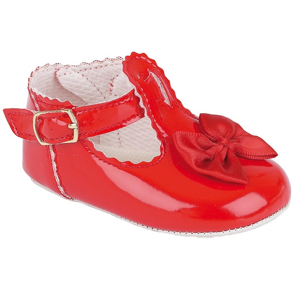 girls red patent shoes