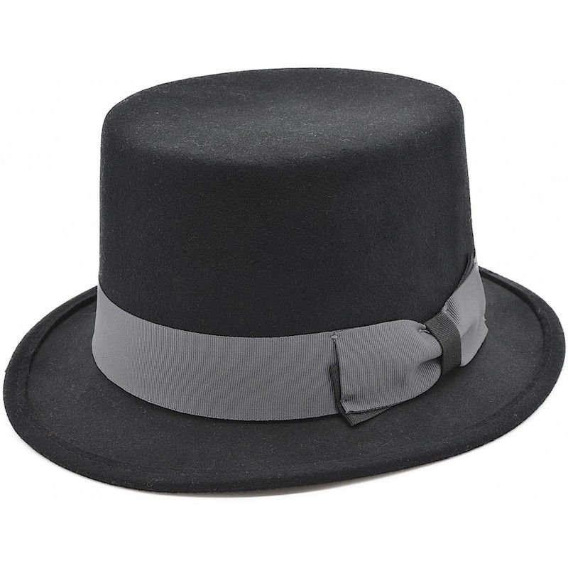 boys grey top hat