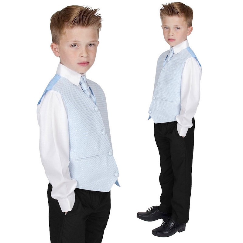 Boys Blue 4 Piece Suit | Boys Wedding Suit | Boys Christening Suit ...