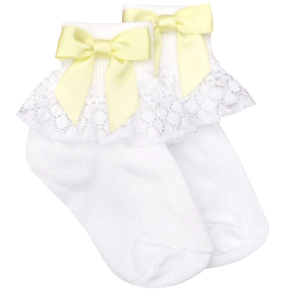 baby girl socks with bows