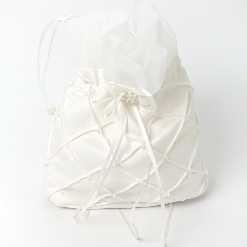 ivory wedding dolly bags