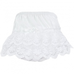 Baby girls pink and white frilly knickers 0-6 months 6-12 months 12-18