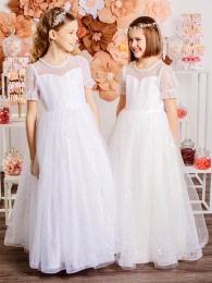 Emmerling Sparkle Sequin Tulle Communion Dress - Style Keira