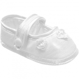 baby girl ivory christening shoes