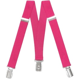 Boys Hot Pink Adjustable Formal Plain Braces