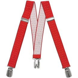 Boys Red Dot Adjustable Formal Braces