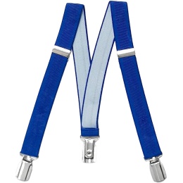 Boys Royal Blue Adjustable Formal Plain Braces