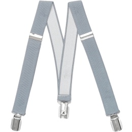 Boys Silver / Grey Adjustable & Elasticated Formal Braces